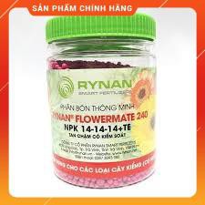 PHÂN BÓN THÔNG MINH RYNAN. NPK 14-14-14+TE (RYNAN® FLOWERMATE 240). 150g