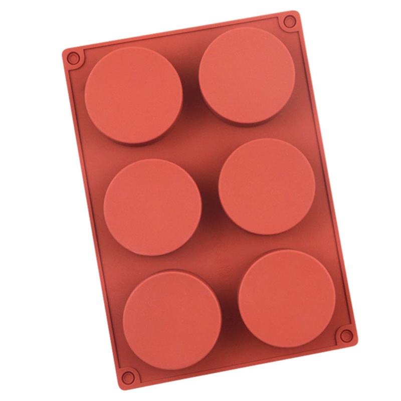 Khuôn Làm Bánh Mousse Chống Dính 6 Ngăn Tiện Lợi