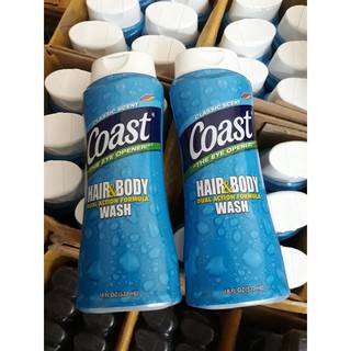 Tắm Gội Coast Hair & Body Wash Của Mỹ 532ml