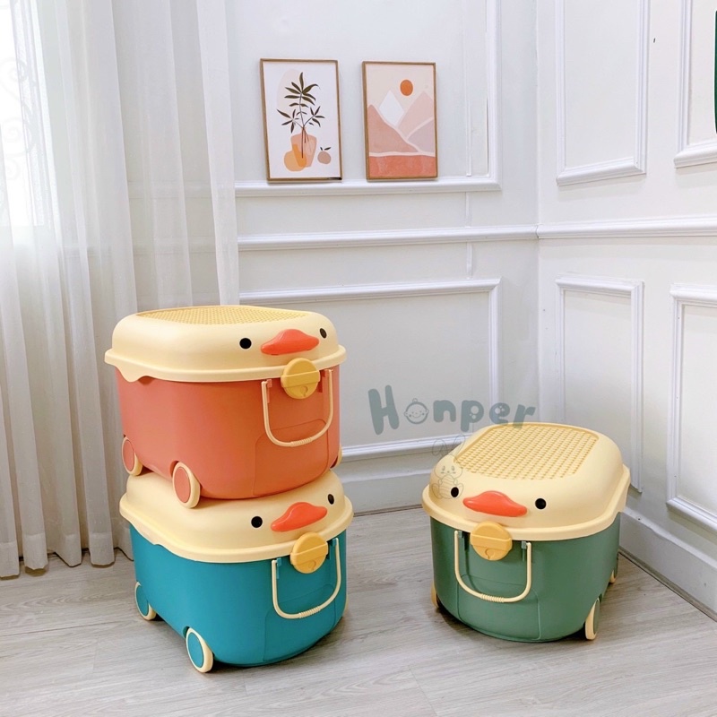 Thùng Đựng Đồ Chơi Hình Vịt Honper