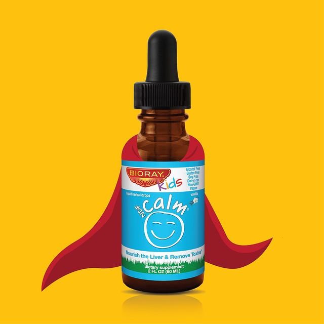 Calm bioray kids giảm tăng động cân bằng cảm xúc giải độc gan  date 2027