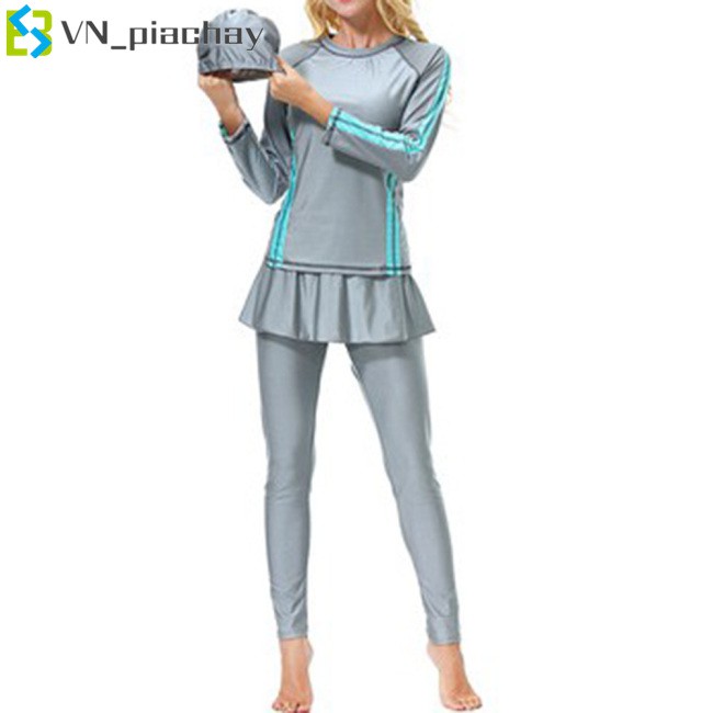 Bộ Đồ Bơi Liền Thân Dài Tay In Họa Tiết Gợi Cảm Cho Nữ | BigBuy360 - bigbuy360.vn