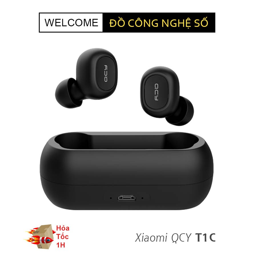 Tai nghe True Wireless Earbuds QCY T1C - Hàng chính hãng | BigBuy360 - bigbuy360.vn