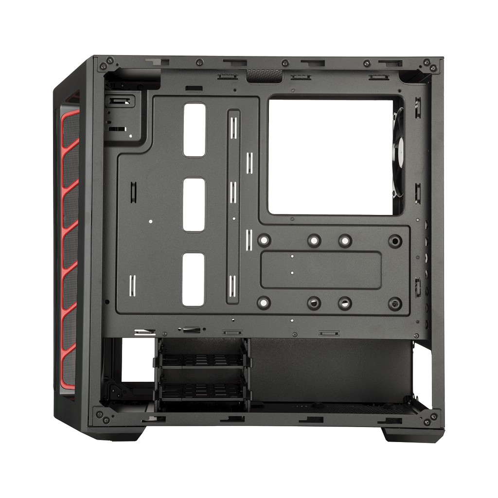 Vỏ Case Cooler Master MasterBox MB511 Red trim - Hàng Chính Hãng