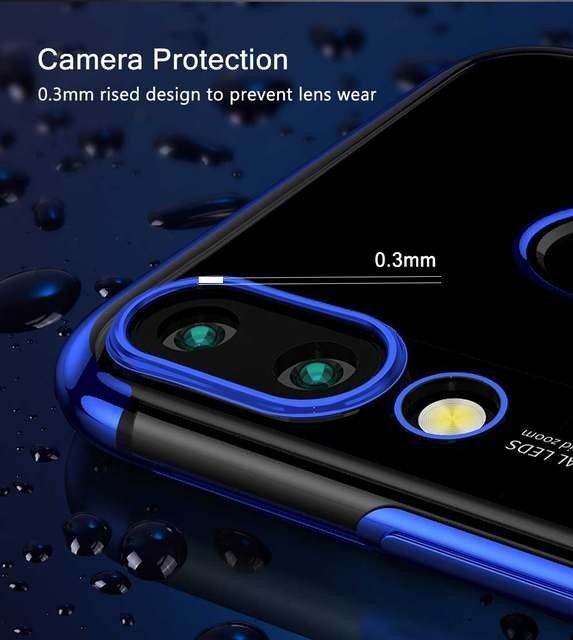 Ốp lưng Xiaomi Redmi Note 7 / 7 Pro dẻo màu đa sắc 4 góc siêu mỏng bảo vệ camera