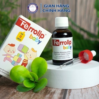 ‼️🆘 sắt ferrolip baby 30ml bổ sung sắt tối đa cho bé🆘‼️