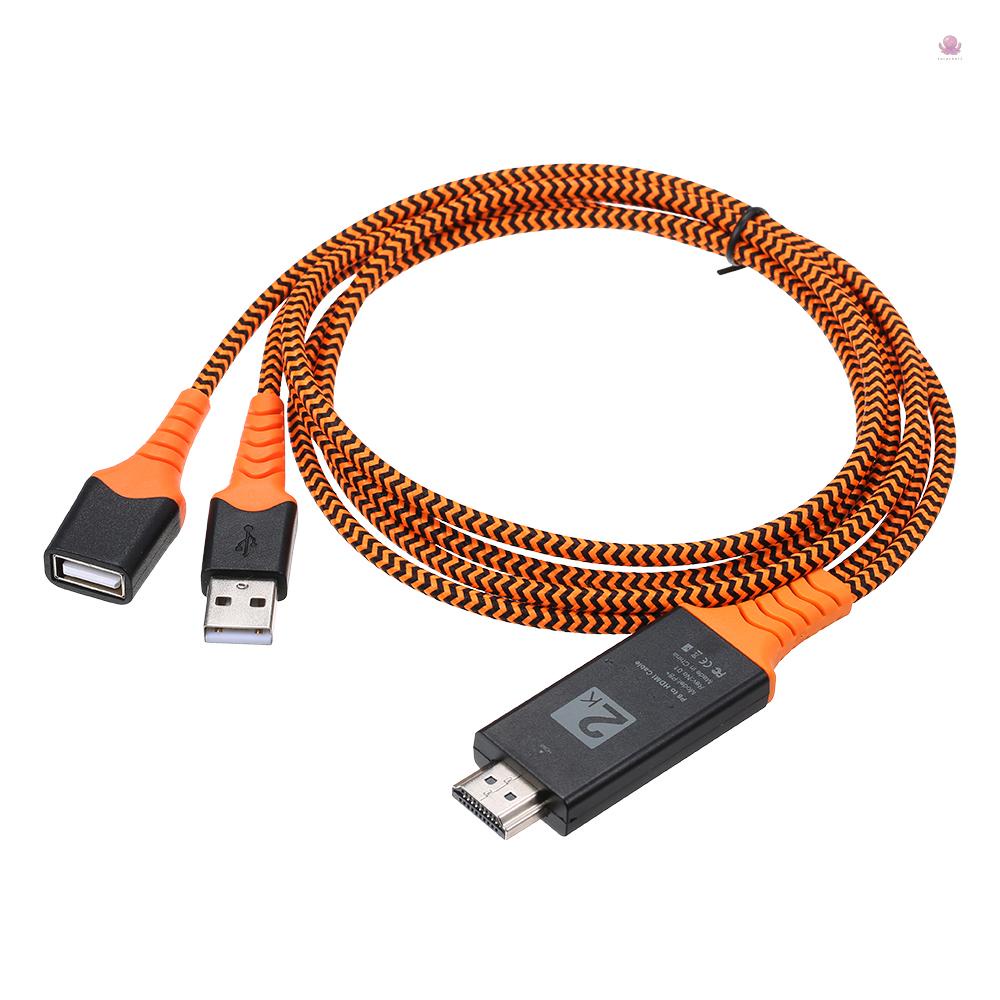 Cáp Chuyển Đổi Trv Mobile Sang HD 1080P HDTV Kỹ Thuật Số AV USB 2.0 HD Video HD Thay Thế Cho Điện Thoại iPhone Android