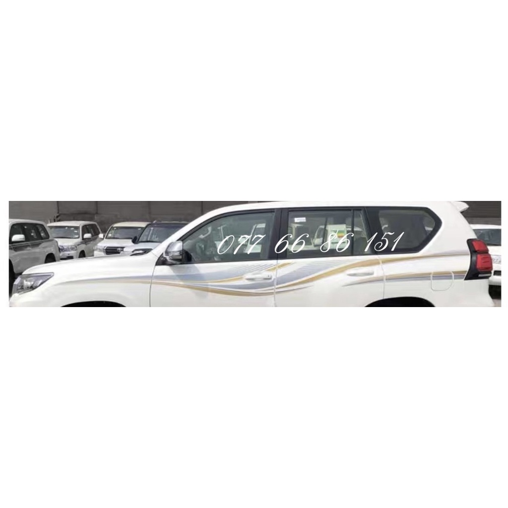 ( Tem Nhập khẩu ) Tem Dán Sườn Xe Prado 2022. Tem Nhập Khẩu Dán Sườn Xe Land Cruiser Prado . Tem Dán Sườn Xe Prado