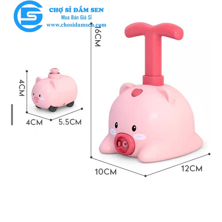 Đồ chơi trẻ em xe bơm bóng bay cho bé vui nhộn B08-BomBong