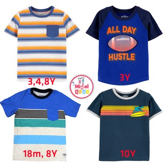 Áo bé trai áo thun bé trai size trung đại Oshkosh các mẫu có Sequin lật châu Âu chính hãng - Misolkids by huong274