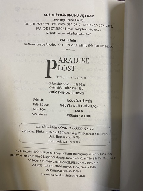 Sách - Paradise Lost 3