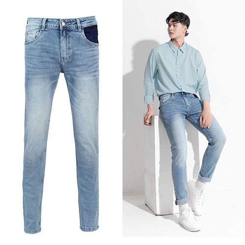 Quần Dài Jean Slimfit Đơn Giản Y2010 M3 20189 |YaMe|