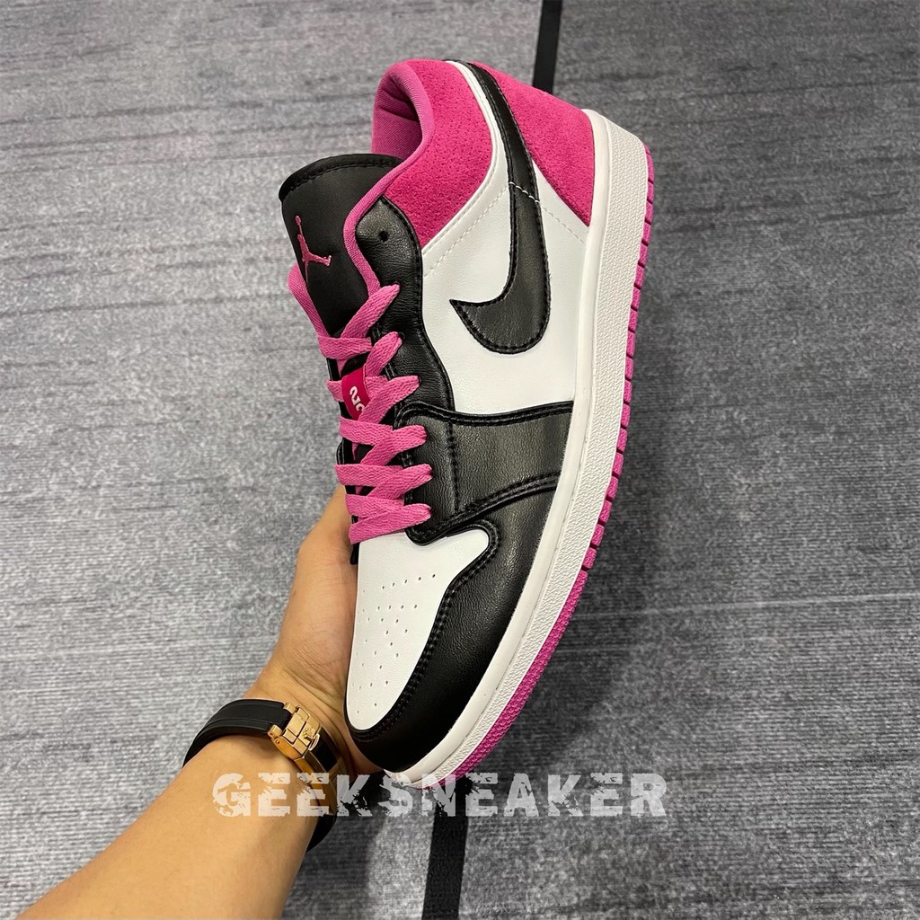 [GeekSneaker] Màu Chuẩn 🔥 Giày Jordan 1 Low Fuchsia “ Hồng Binz “ Cổ Thấp | BigBuy360 - bigbuy360.vn