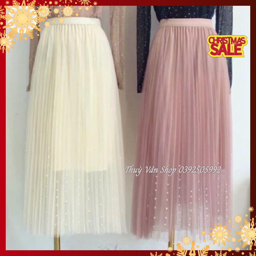 (Freeship 50k) #8803 Chân váy tutu voan lưới nhiều lớp đuôi đính ngọc Quảng Châu _ kèm ảnh thật