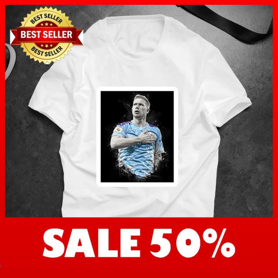 Áo Thun In Hình Kevin De Bruyne Mã 09 - Áo In Hình Cầu Thủ Bóng Đá