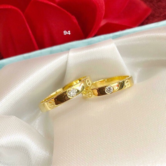 Nhẫn đôi nam nữ nhẫn cartier