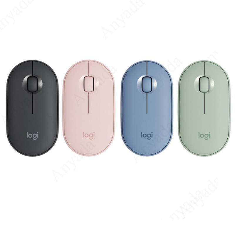 Logitech Pebble Chuột Bluetooth Không Dây Dual-Kết Nối Im Lặng 1000DPI Độ Chính Xác Cao Theo Dõi Quang Học Cho Laptop Công Sở