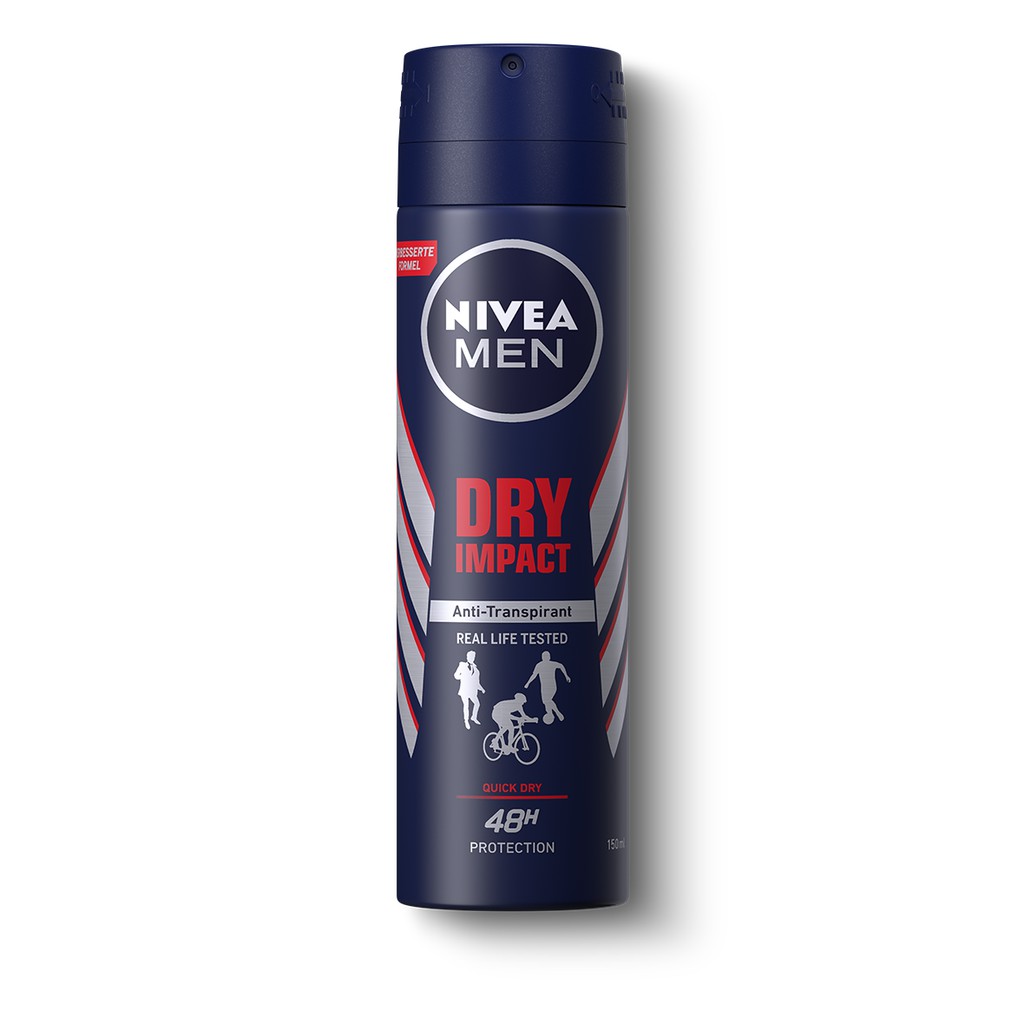 Xịt ngăn mùi Nivea Men khô thoáng 150ml 81602 (bao bì mới)