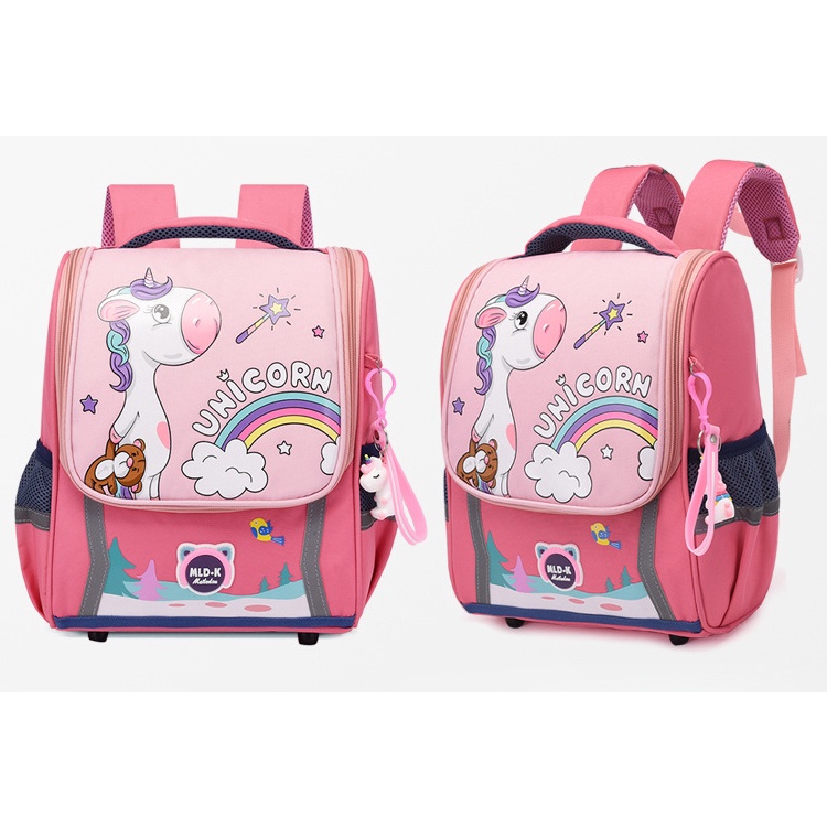 (BLTE16) Balo trẻ em hình Pony cho bé gái 3-4 tuổi, balo mẫu giáo