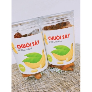 Chuối sấy dẻo tự nhiên lon pet 450g