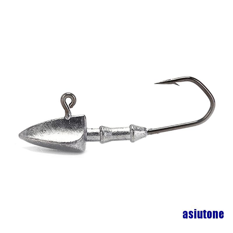 (asiutone) Lead jig Fishing Hooks Triangle Jig Lead Head Hooks Fishing Tackle Accessories