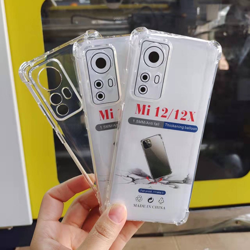 Ốp Điện Thoại Trong Suốt Dày 1.5mm Cho Xiaomi Mi 11 Lite 5G NE 12 Pro Redmi Note 10 Pro 10S 11S 11Pro POCO X4 M3 M4