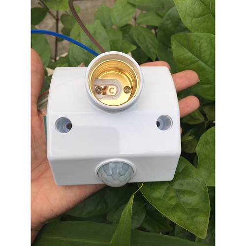 Đui đèn cảm biến chuyển động, cảm biến vật thể động - QM.DD001