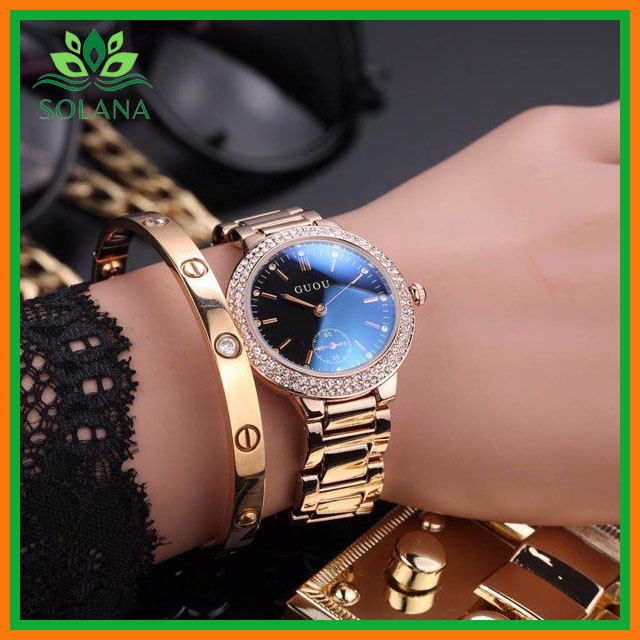 Vòng Tay Vàng Chất Liệu Titan Mạ Vàng 18K Thiết Kế Kiểu Dáng Kinh Điển Tôn Lên Vẻ Đẹp Sang Trọng Quý Phái SOLANA