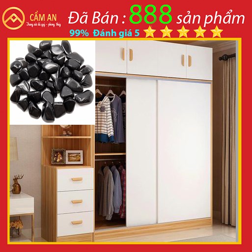 Khử mùi tủ quần áo, xua đuổi côn trùng bằng 500g đá núi lửa tự nhiên (obsidian) AN TOÀN VÀ HIỆU QUẢ