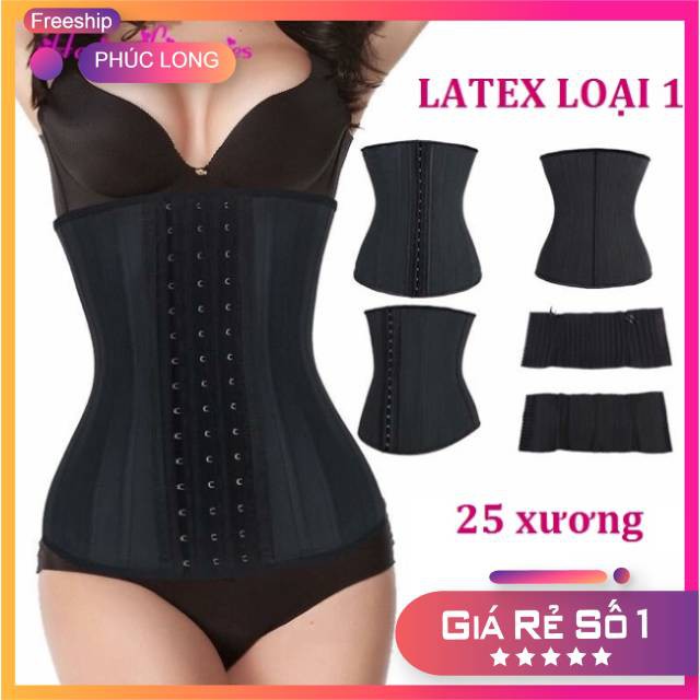 Hàng loại 1 Latex nịt bụng 25 xương