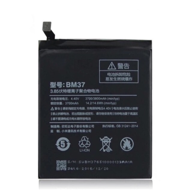 Pin Xiaomi Mi 5S Plus BM37 - 3398559 , 727865590 , 322_727865590 , 129000 , Pin-Xiaomi-Mi-5S-Plus-BM37-322_727865590 , shopee.vn , Pin Xiaomi Mi 5S Plus BM37