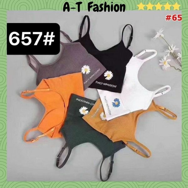 Áo Bra Nữ ❤️FREESHIP❤️ Áo Bra Tập Gym In Hình Hoa Cúc Dễ Thương Xịn Xò A - T Fashion - ABR1