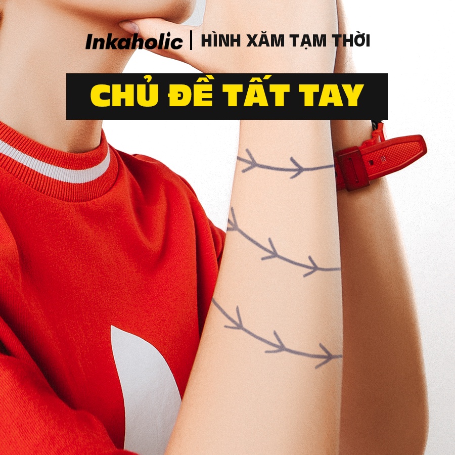 [TẤT TAY Collection] Hình xăm dán tạm thời Inkaholic bản SIÊU TO, Y HỆT xăm thật trong 15 ngày, chống nước