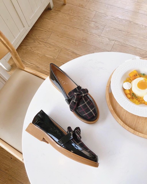 Giày lười Moka nơ thắt cực xinh | BigBuy360 - bigbuy360.vn