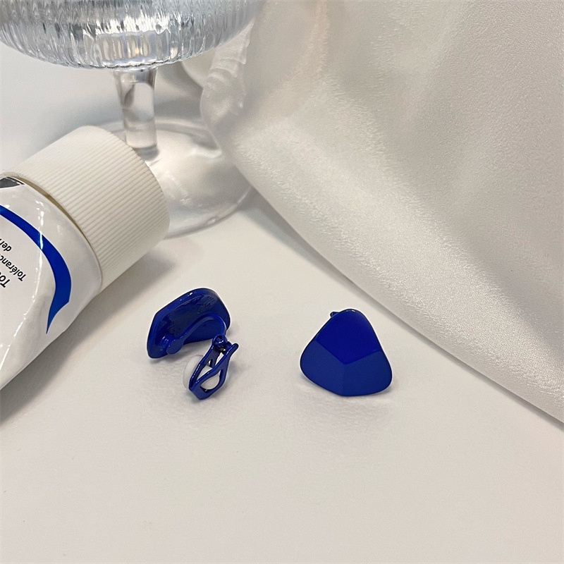 Bông Tai Mạ Bạc 925 Hình Học Phong Cách Hàn Quốc Đơn Giản G025 Cho Nữ