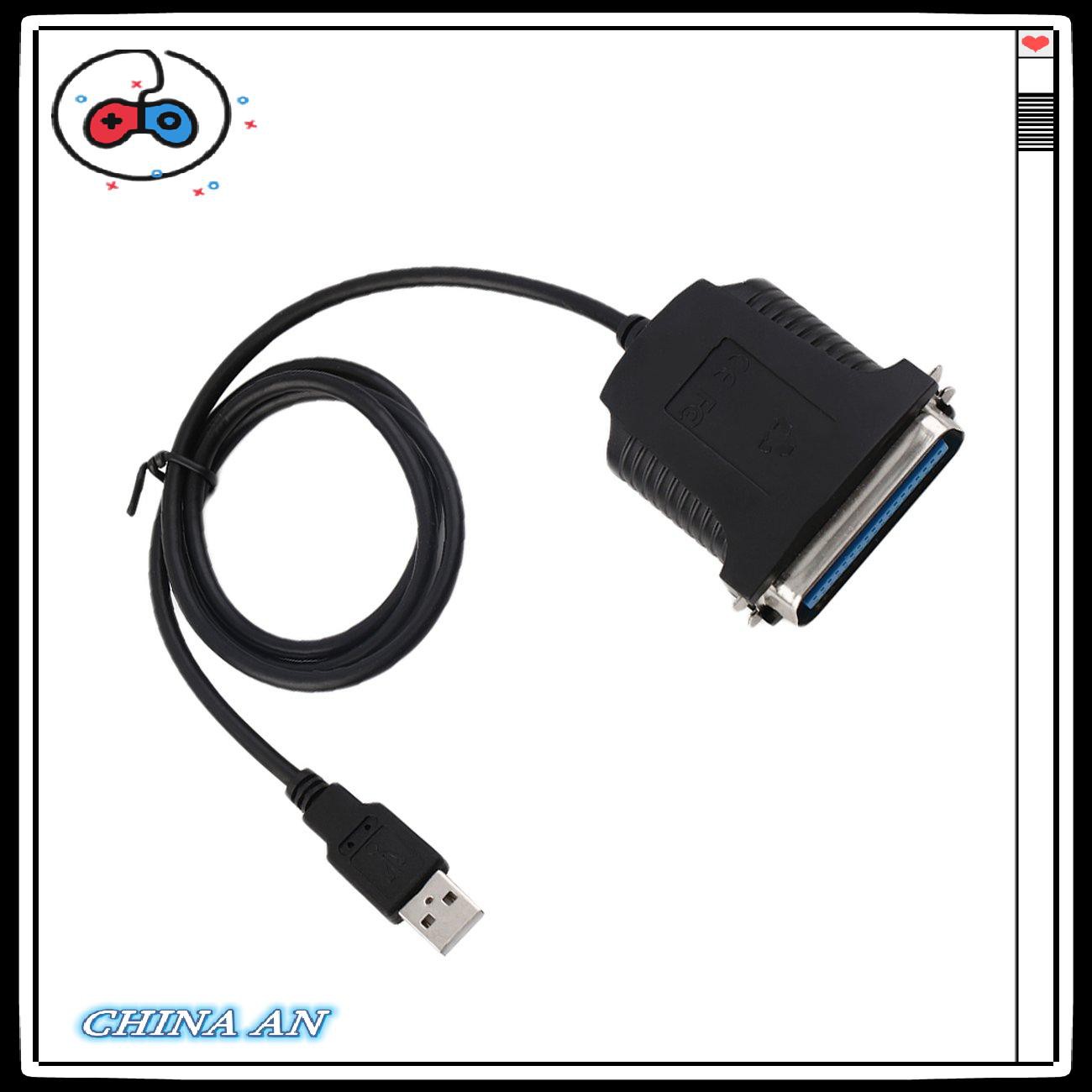 ⚡Hot sản phẩm/USB to Parallel Port LPT1 36 Pins IEEE 1284 Printer Scanner Cable Adapter