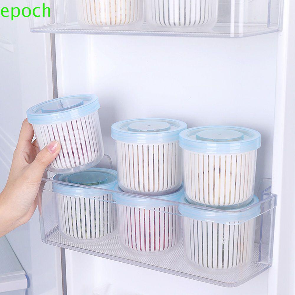 Epoch Hộp Đựng Thực Phẩm Hình Tròn Kín Đáo Tiện Dụng Cho Tủ Lạnh
