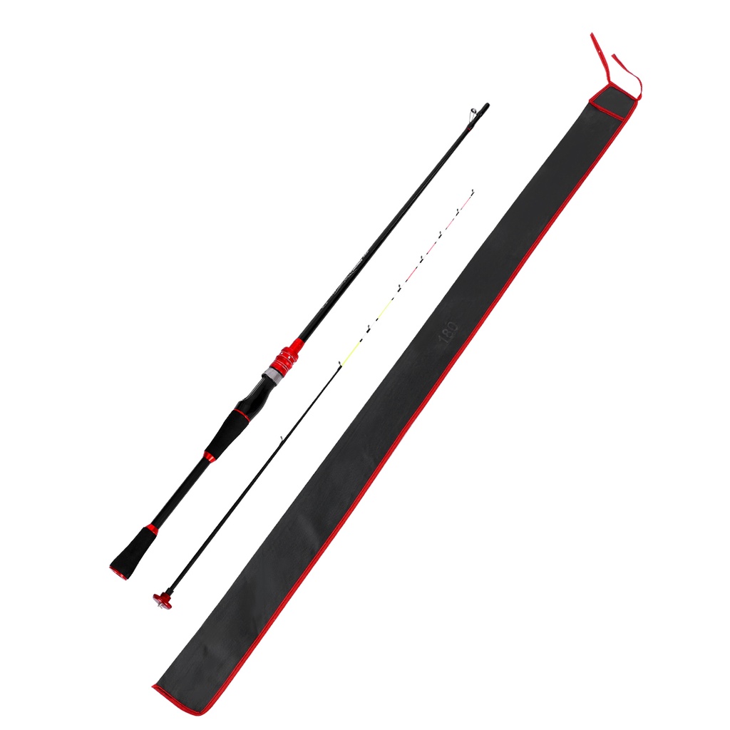 OneTwoFit Cần câu1,8m Cần câu xoay bằng sợi thủy tinh Đáy câu có thể được lưu trữ fishing rod OT042701