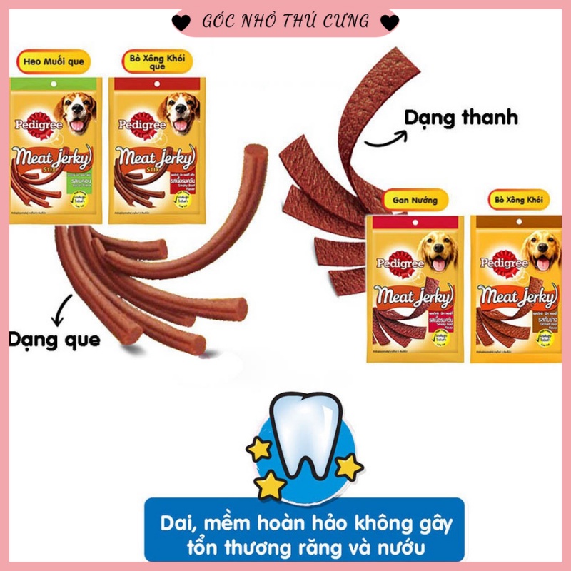 Snack xương thưởng cho chó Pedigree Meat Jerky