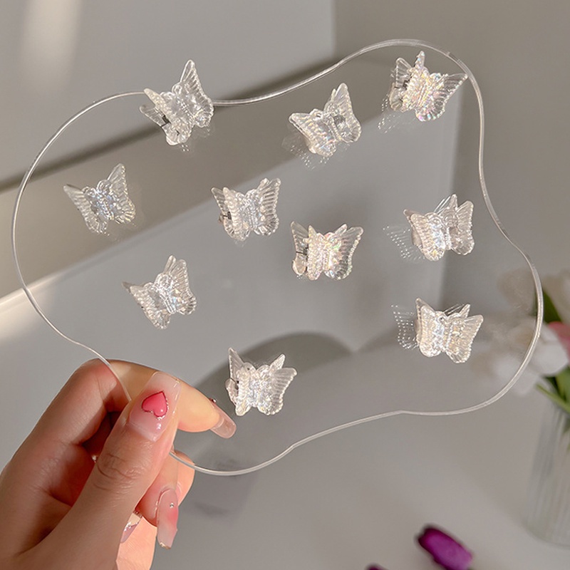Kẹp Tóc Hình Bướm Mini Nhiều Màu Sắc Dễ Thương Cho Nữ