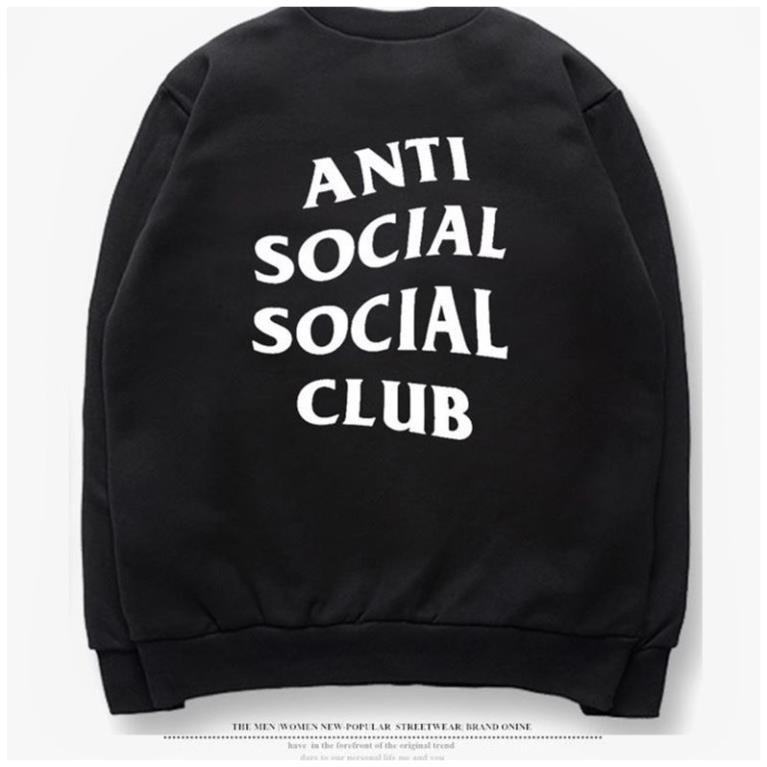 Áo Hoodie/Sweater mẫu SOCIAL CLUB, dáng over 2 màu đen trắng nhiều size (N330)