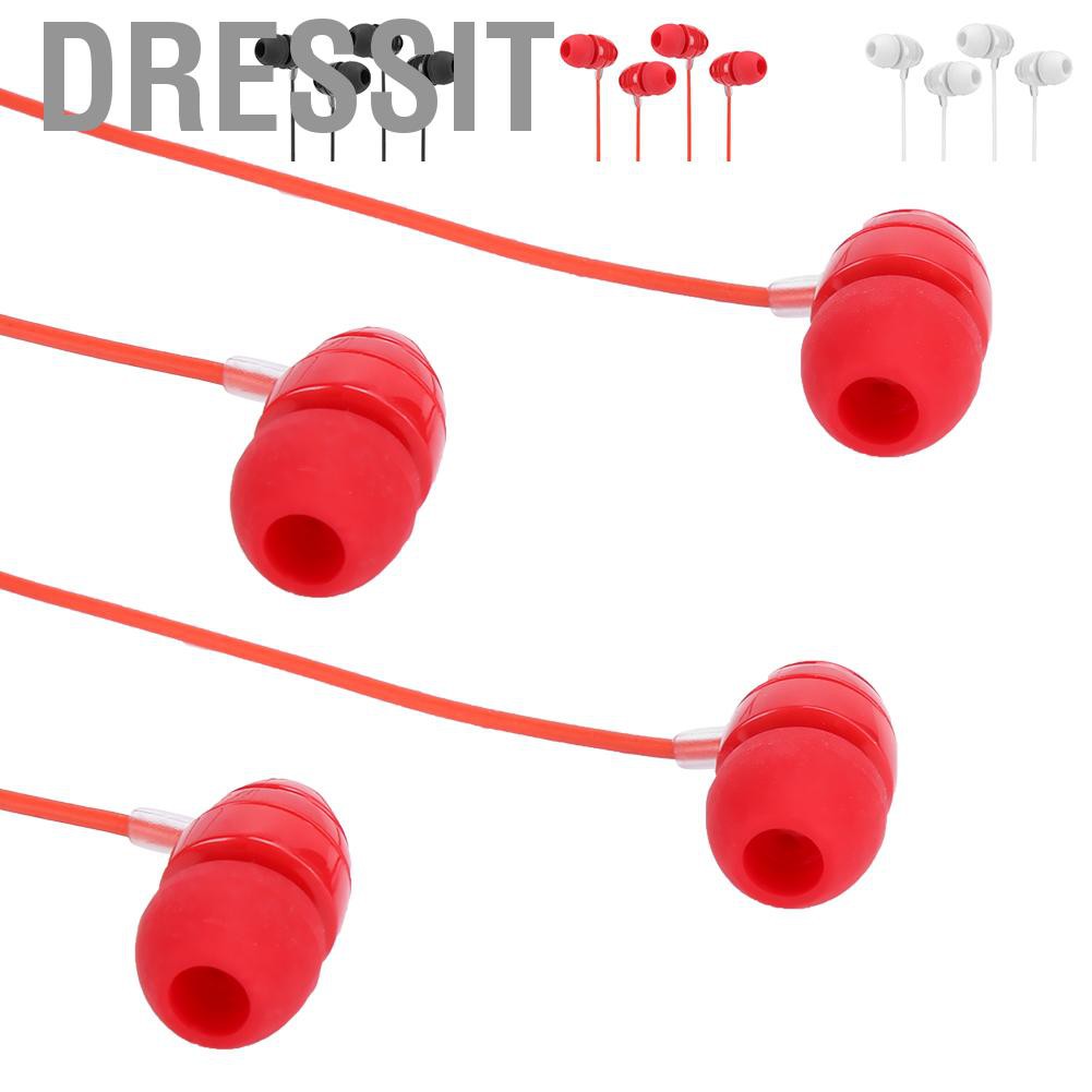Tai Nghe Nhét Tai Có Dây Kèm Mic 3.5mm 2 Cái Cho Điện Thoại / Pc