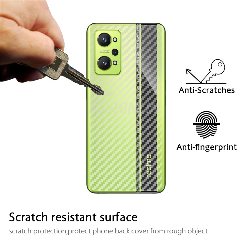 Set 5 Kính Cường Lực Sợi Carbon 3D Bảo Vệ Màn Hình Điện Thoại Realme GT Master GT2 Pro Neo 3 3T 2 2T 5G