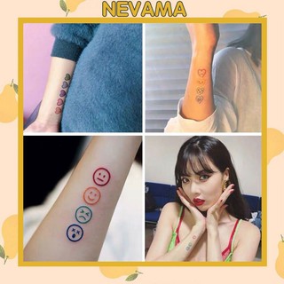Set 30 tờ hình xăm nước tatoo cá tính phong cách Hàn Quốc HX1