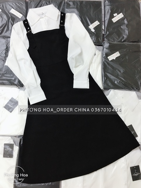 Set váy yếm siêu hot kèm video ảnh thật | BigBuy360 - bigbuy360.vn