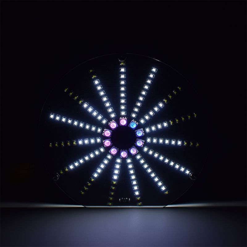 Pcf * Bộ Dụng Cụ Học Nhạc Quang Vòng Tròn Đèn LED Phát Nhạc DIY