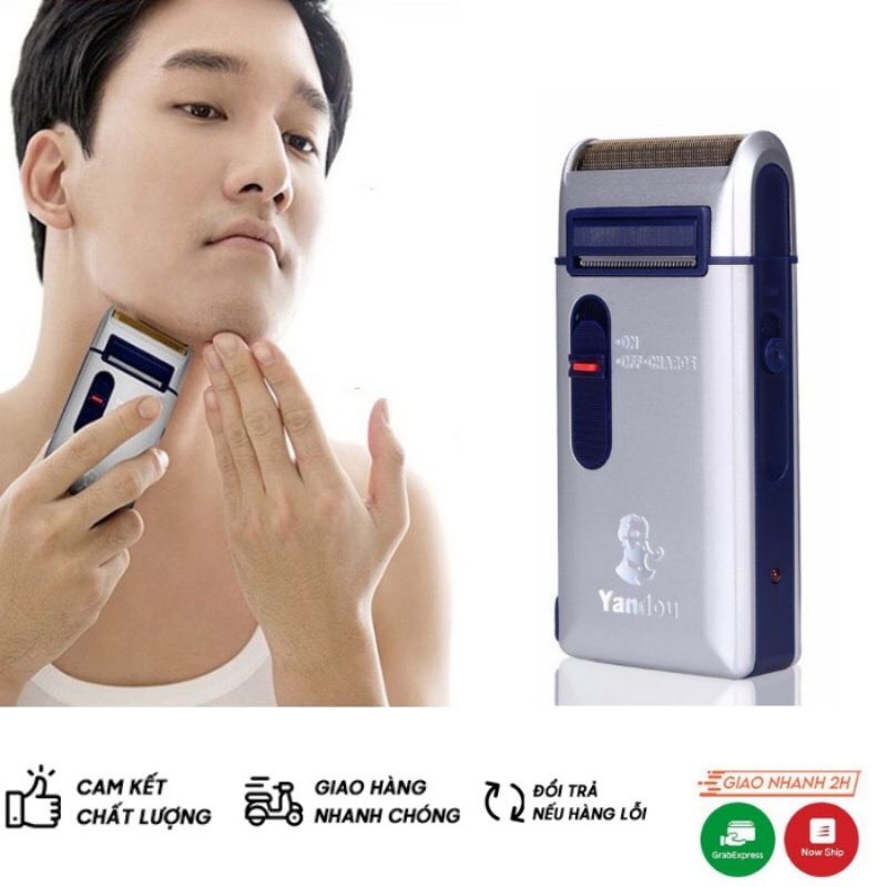 [ BH_6 Tháng ] Máy cạo râu Yandou lưỡi ngang dành cho nam