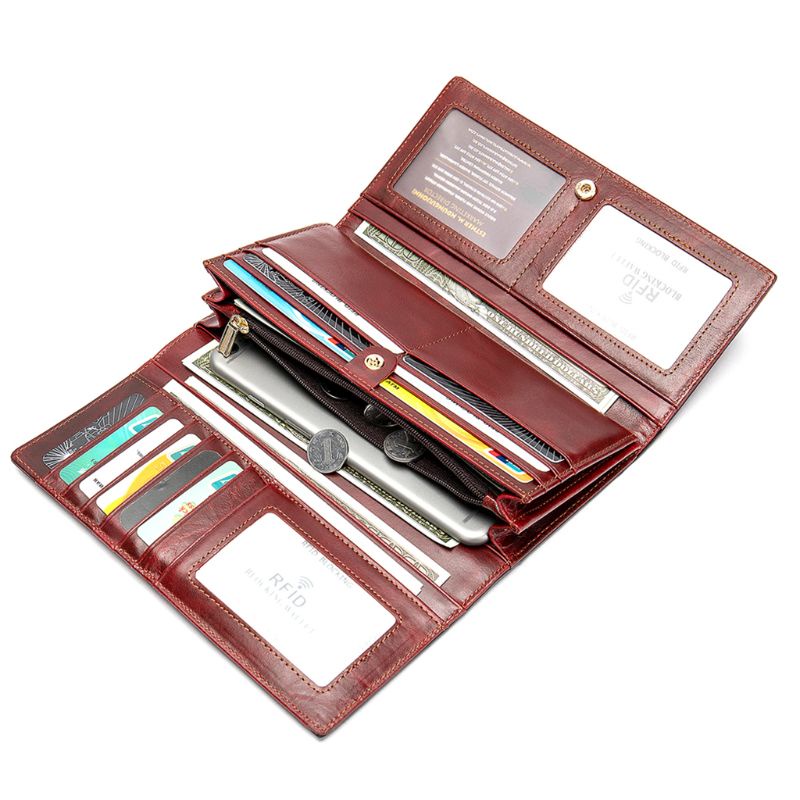 Ví Da Dài Thời Trang Cho Nữ