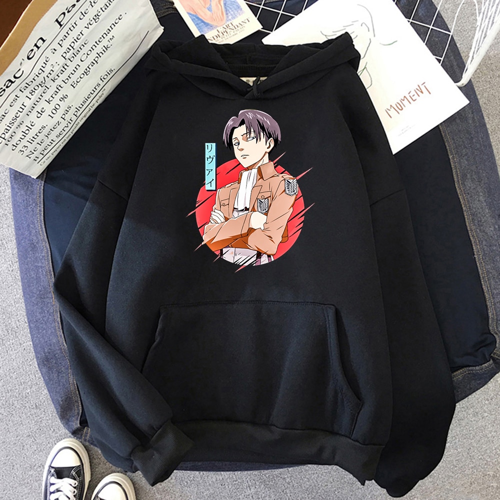 Áo Hoodie Tay Dài Dáng Rộng In Hình Attack On Titan 2021 Thời Trang Cho Nam Và Nữ