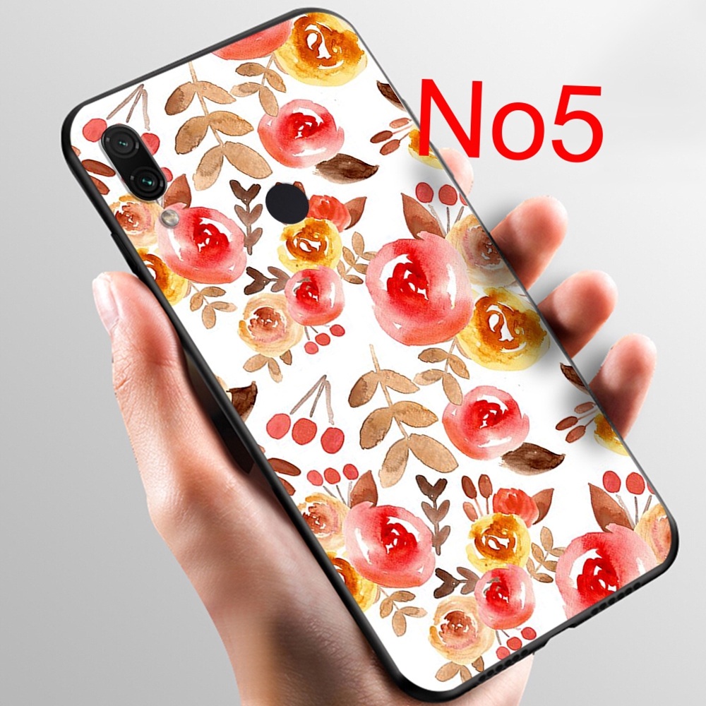 Ốp Điện Thoại Silicon Mềm Họa Tiết Hoa Mùa Thu 9no Cho Xiaomi Redmi 7 6 Note 7 6 K20 Pro 6a